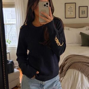 Ralph-lauren Women's Navy and Blue Jumper